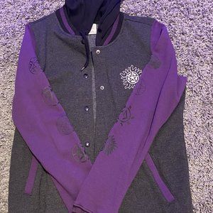 Purple Supernatural Varsity Jacket